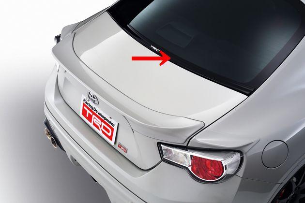 TRD Aero Stabilizing Cover Heckscheibe | GT 86