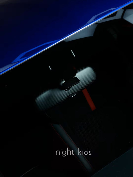 Night Kids | Carbon Kohlefaser Innenspiegelcover | GR 86 BRZ II | glänzend / matt