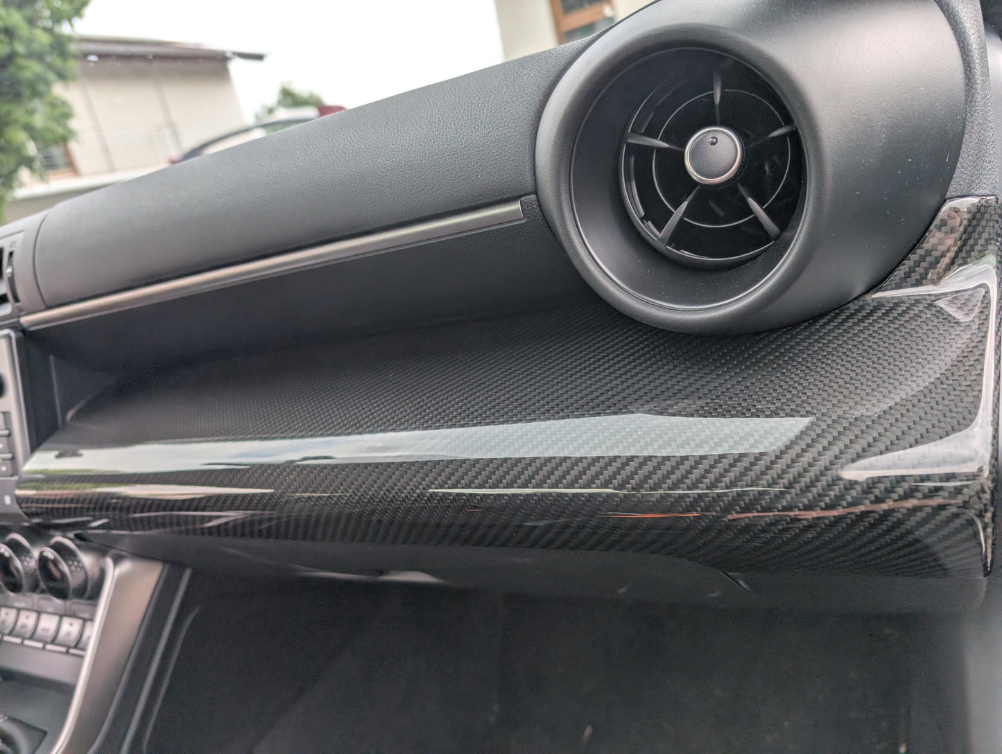 GreenFuchs | Vollcarbon Armaturenbrett-Cover Beifahrer (Stick on) | GR86 & BRZ II