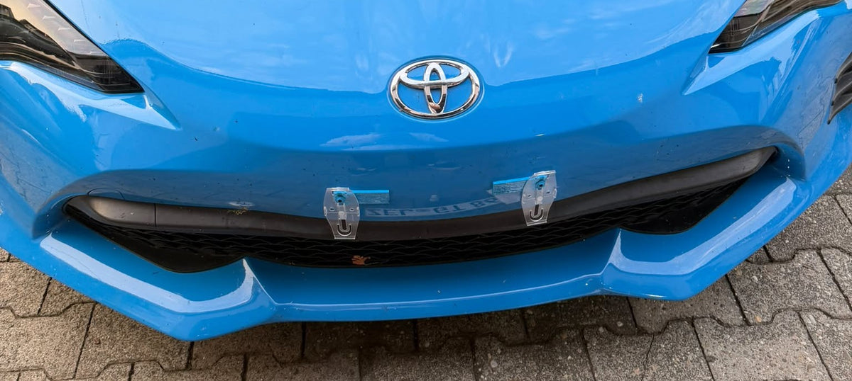 86pARTs ft. Plexiclick | Straightened license plate holder invisible | GT 86 BRZ I | universal