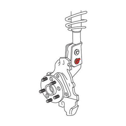 Whiteline camber correction bolts camber adjuster front axle | 86/BRZ and Yaris|