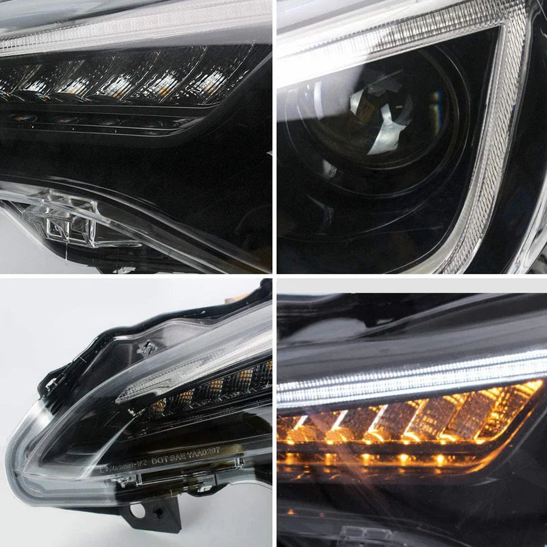 VLand | Fari (senza lampadine SX e DX) (con ECE) LHD | GT86 e BRZ I