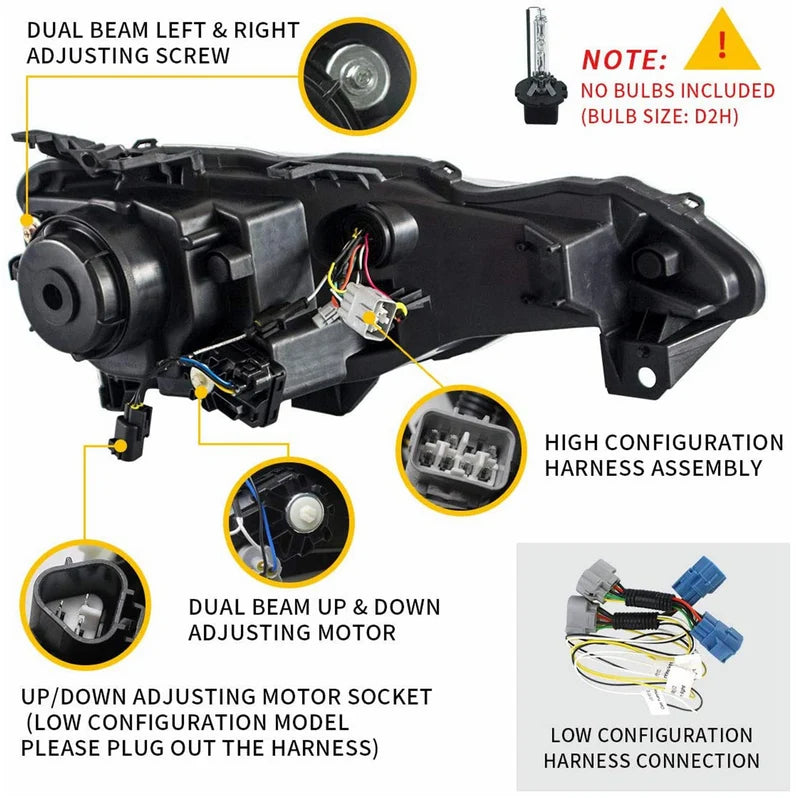 VLand | Fari (senza lampadine SX e DX) (con ECE) LHD | GT86 e BRZ I